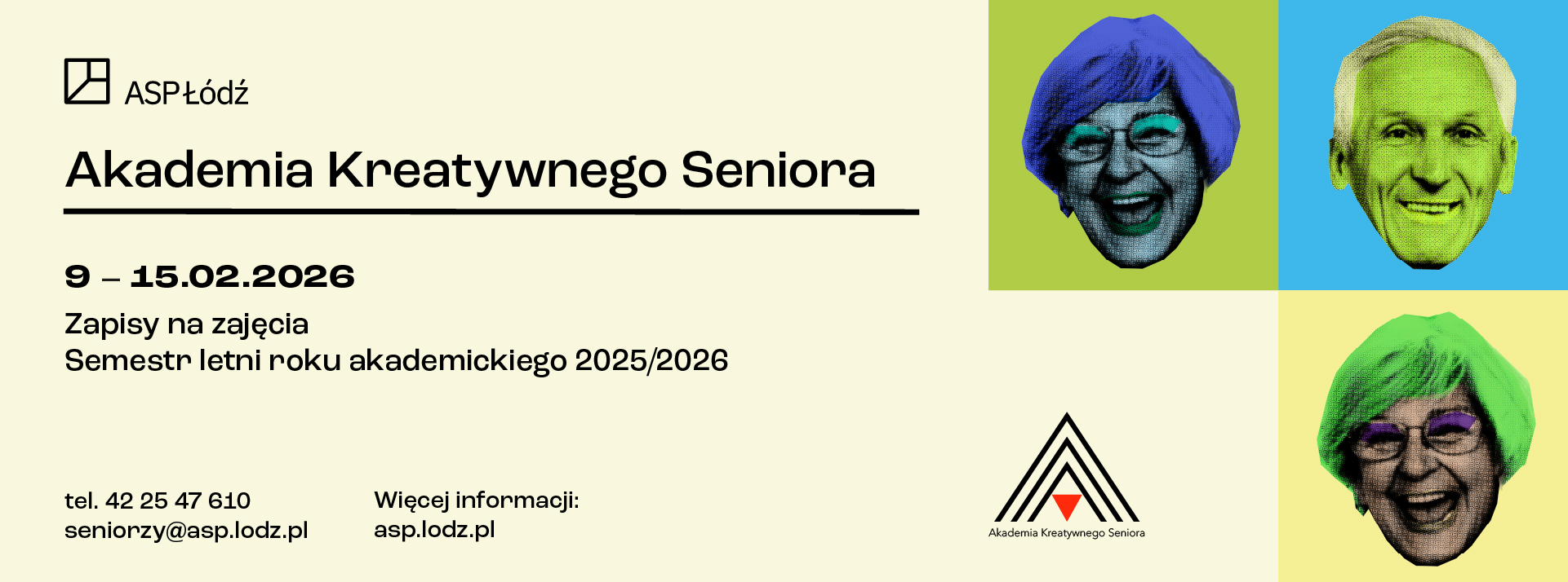 Baner Akademii Kreatywnego Seniora