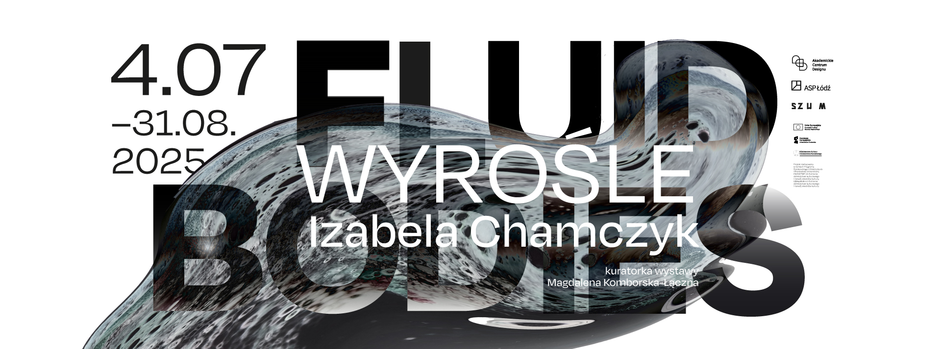 Banery wystawy Izabeli Chamczyk