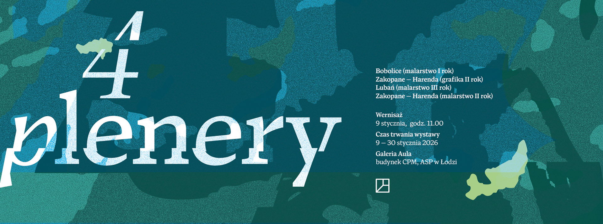 Baner wystawy 4 plenery
