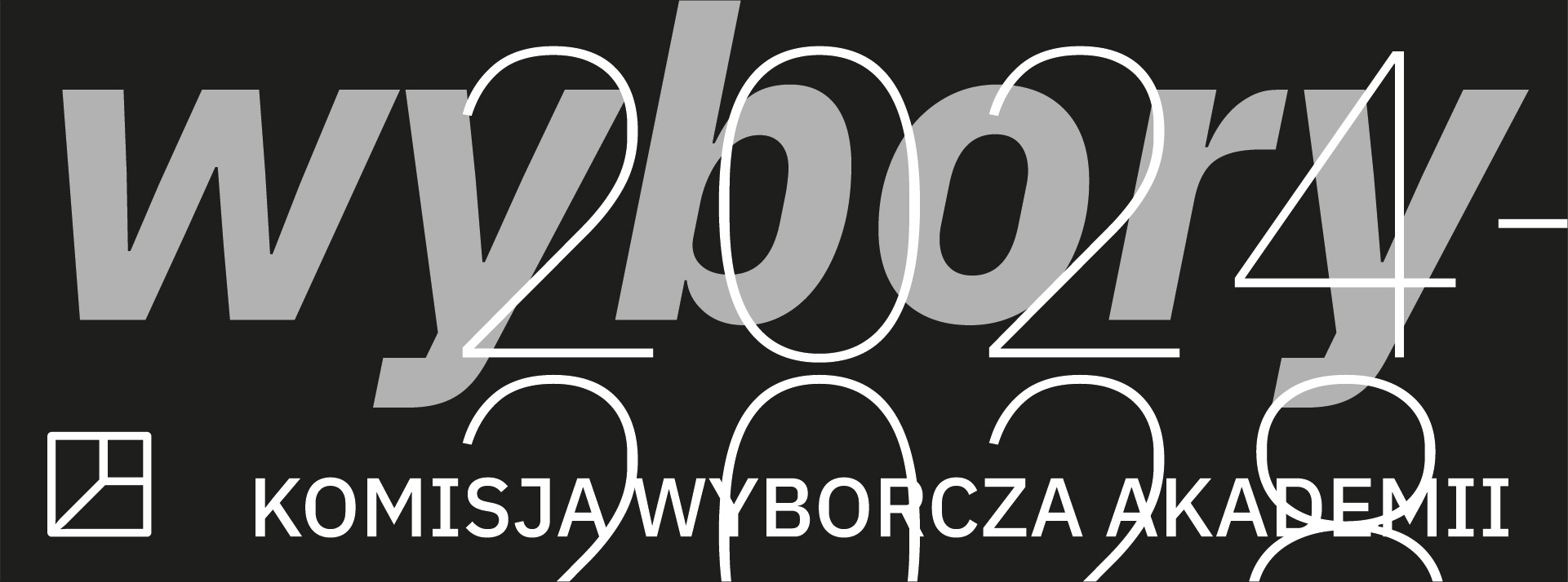 Baner informacyjny dotyczący wyborów na ASP